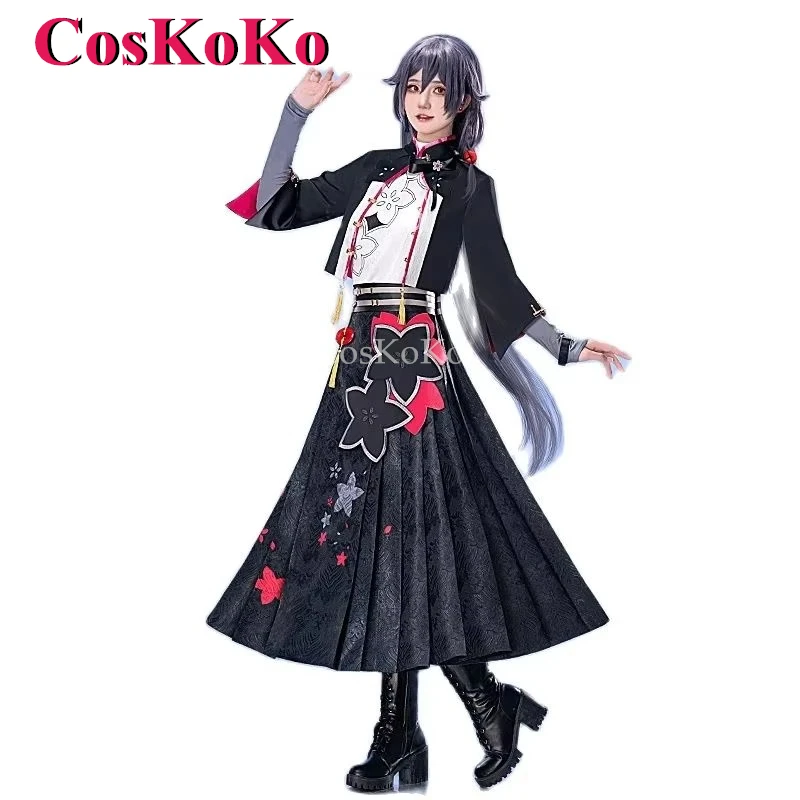 

CosKoKo Herrscher Of Sentience Cosplay Costumes Game Honkai Impact 3 Silver Winter Snow Fun Dress Halloween Role Play Clothing