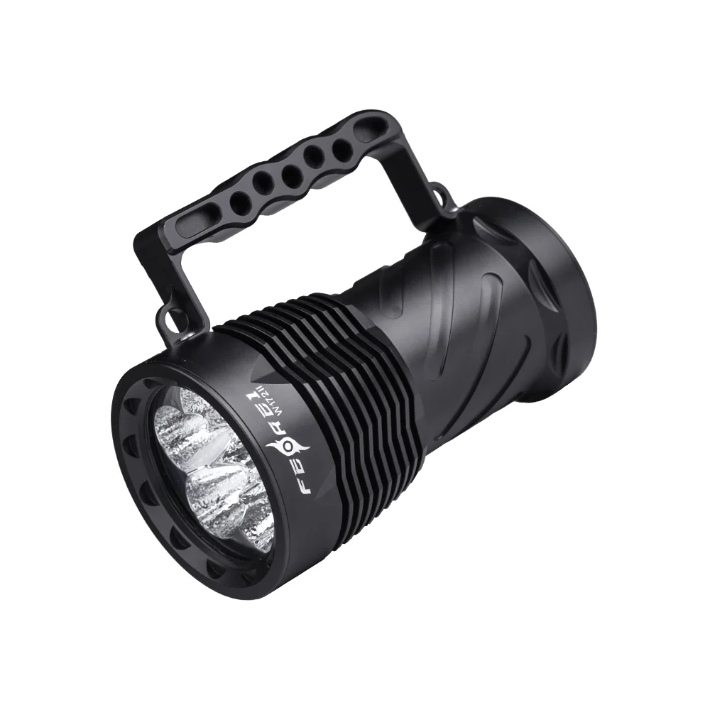 

Hot selling:Ferei W172II LED Searchlight Water-Resistant Portable Flashlight for Scuba Diving & Camping 6000 Lume