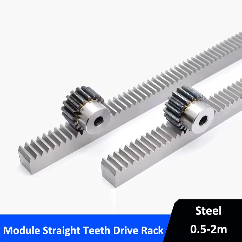 45 Straight Teeth Drive Rack Length 0.5m 1M 1.5M 2M Gear Rack 1/1.5/2 Module 10x10 10x12 12x12 15x15 15x20 20x20