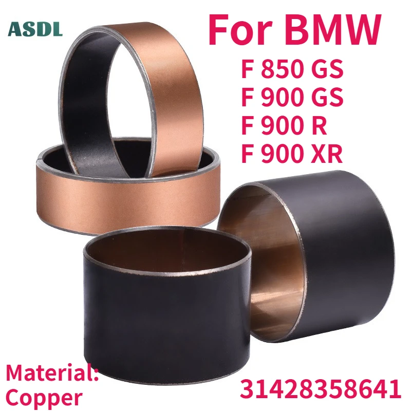 

43mm Motor Front Fork Bushing Copper For BMW F 850 GS F850GS F900GS Adv Adventure F 900 R F900R F900XR 31428358641 for 43x54