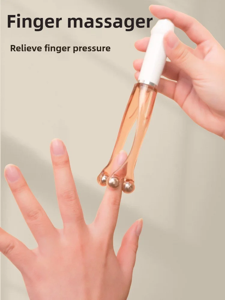 Fingermassagerolle – Multifunktionales Gelenkmassagegerät, Stressabbau-Werkzeug für Hände, Handflächen und Finger – Detail 1