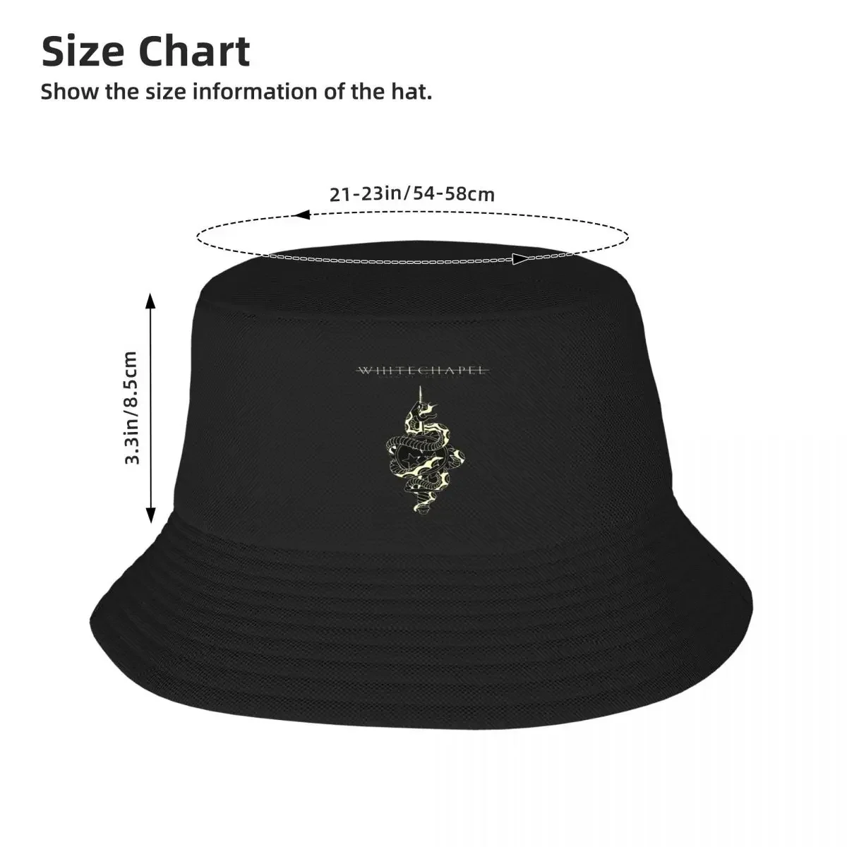 New best selling of whitechapel Bucket Hat Christmas Hat Snap Back Hat Men's Caps Women's image 4