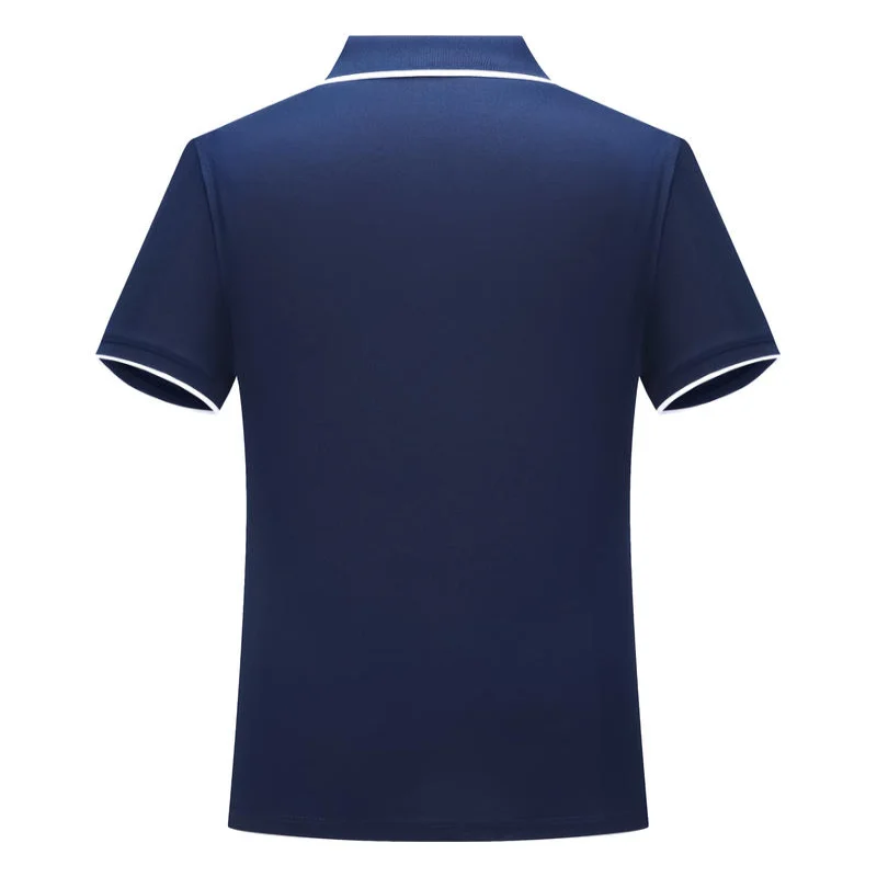 Summer short sleeved T-shirt printed with logo embroidery logo polo shirt lining personalized design shirt clothes - Image 2