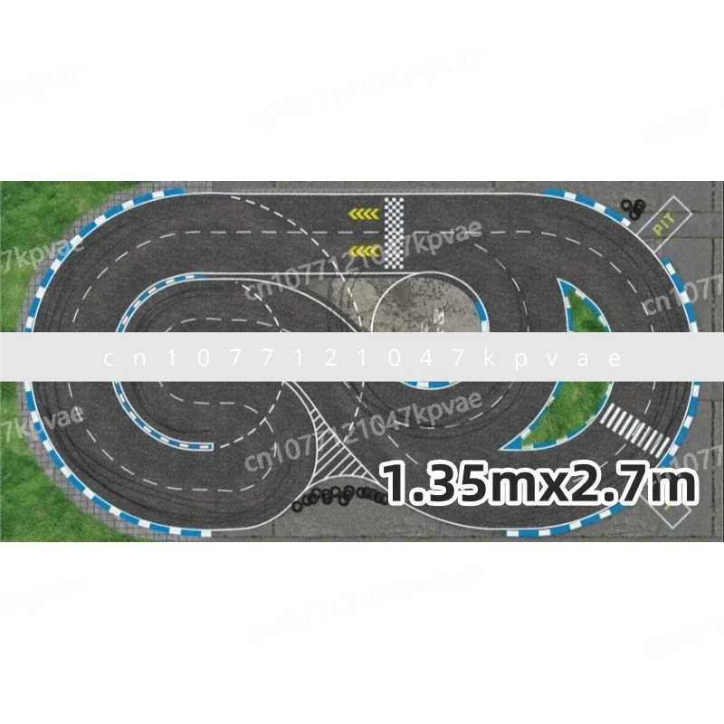 2Mm Thick 1/24/28 RC Mosquito Car Drift Track Floor with Thick Sound Insulation and Four-wheel Drive