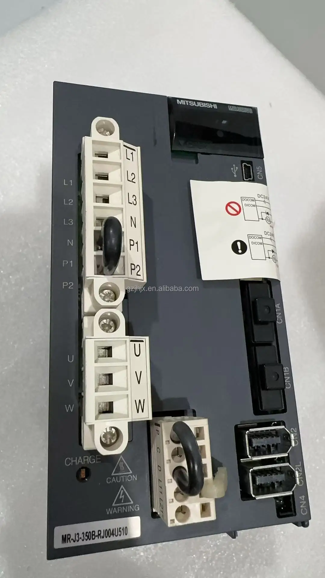 Baru MR-J3-350B-RJ004U507 AC Motor Servo Driver Bahan Aluminium Peralatan Listrik