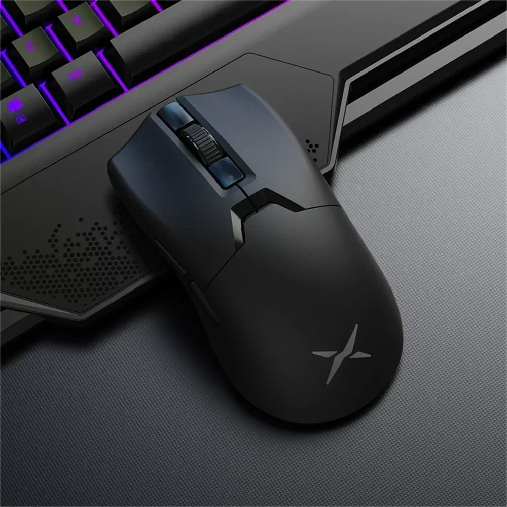 Delux M800 Ultra Lightweight 55g PAW3395 Wireless Bluetooth Tri-Mode Gaming Mouse 26000DPI 4K Compatible Macro Mice For PC Gamer