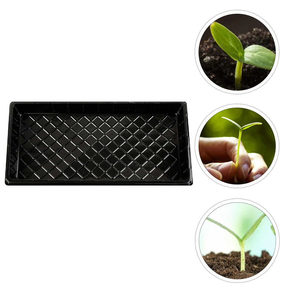 

4pcs Seedling Trays 3.5 Inch Deep For Root Growth Biodegradable Planting Tray Garden Nursery Pot Hydroponic Grower Starter Kit