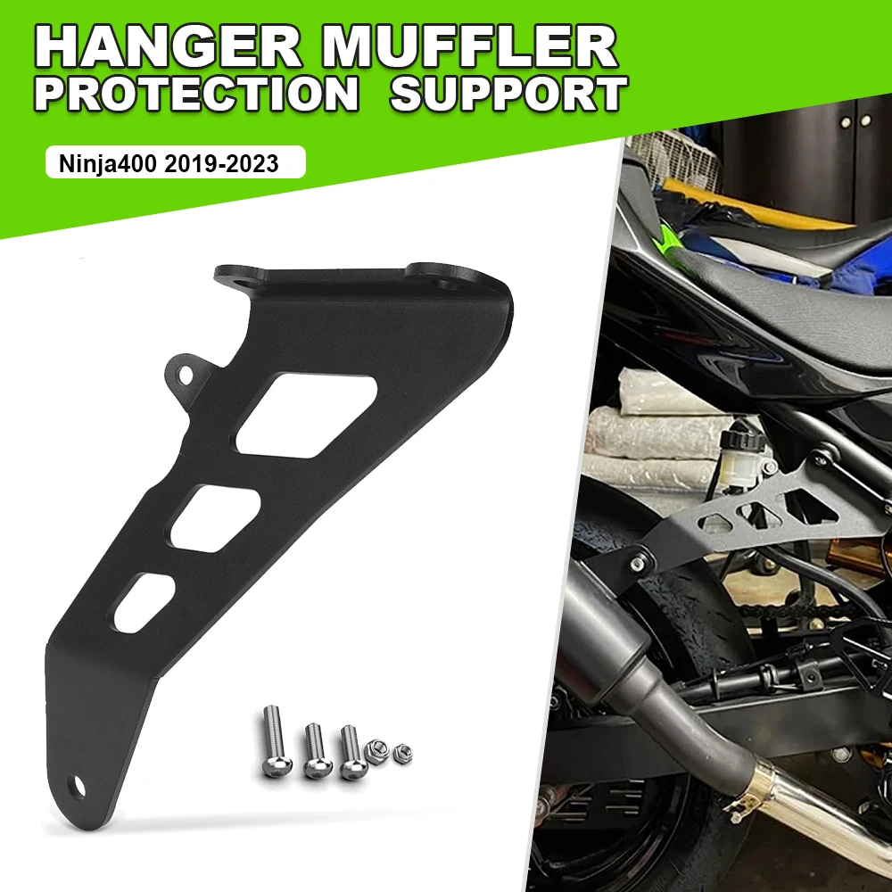 

Z400 NINJA 400 Motorcycle Exhaust Pipe Hanger Muffler Support Bracket Holder For KAWASAKI Ninja400 2019 2020 2021 2022 2023