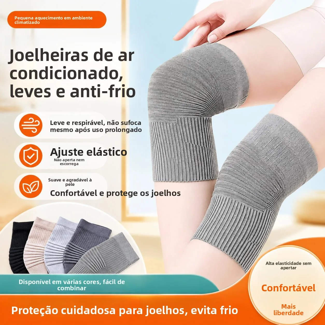 joelheiras-de-algodao-para-dormir-em-ambientes-com-ar-condicionado-confortaveis-sem-apertar-as-pernas-para-pessoas-de-meia