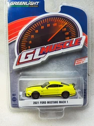 All 1:64 2021 Ford Mustang Mach 1 Diecast Metal Alloy Model Car Toys For Childrens Gift Collection