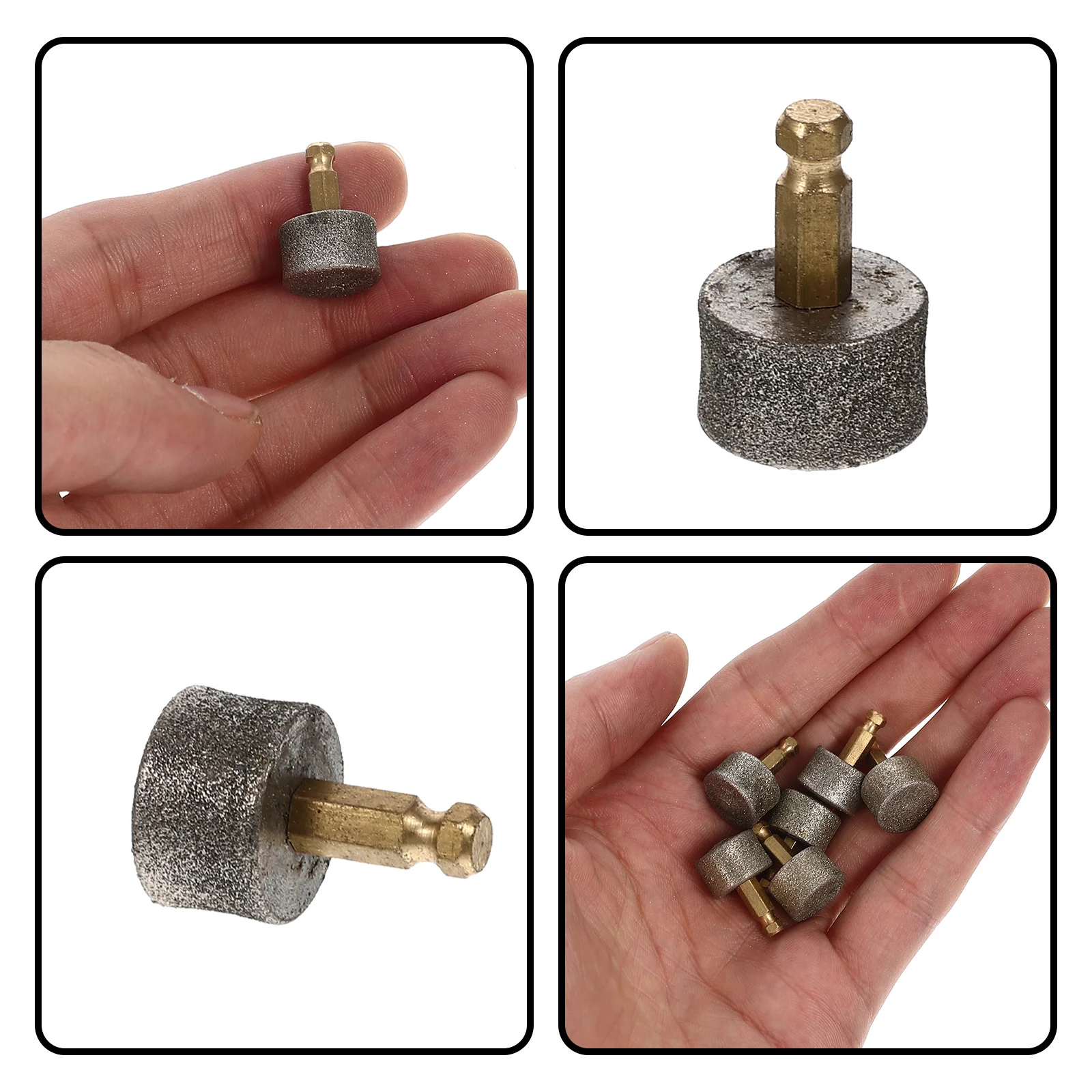 

6 насадок для электрического грумера для животных, высокопроизводительные сменные насадки, безопасная и не повреждающая полировка для собак и кошек