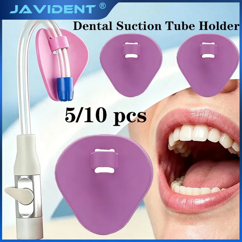 5/10pcs Autoclavable Dental Suction Tube Holder Oral Care Tools Saliva Ejector HVE Tube Positioner Dental Consumables