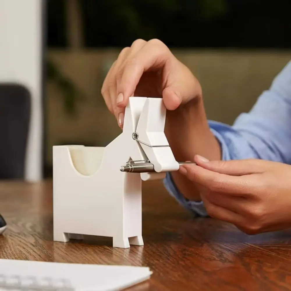 منظم البطاقات حامل مذكرة سطح المكتب ديكور مكتب اليدوية البغل ملاحظة حامل تخزين المضادة للانزلاق البغل حامل سطح المكتب الأدب بطاقة بريدية #2