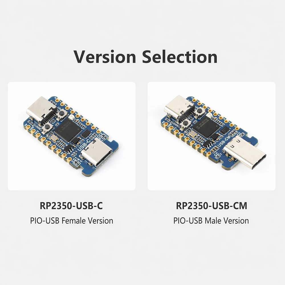 RP2350 USB-C Mini-Entwicklungsboard Dual-Core-Mikrocontroller mit Typ-C und GPIO für IoT-DIY-Projekte – Detail 5