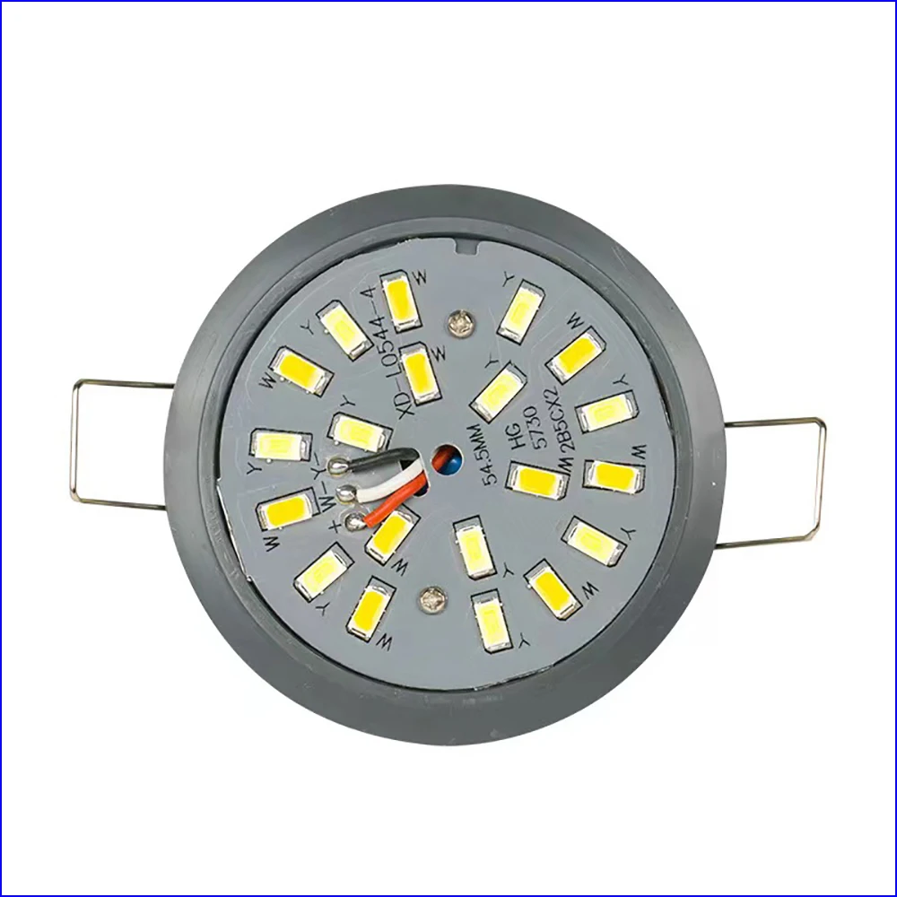 1PCS LED Downlight Recessed Ceiling Lamp 3W 5W Three-colors dimmable/Cold white/Warm white led Spotlight Input AC 110-220V