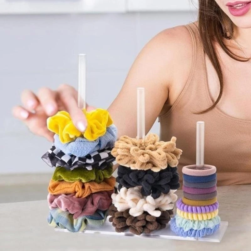 

Органайзер для аксессуаров для волос Многофункциональная стойка для хранения Органайзер для резинок для волос