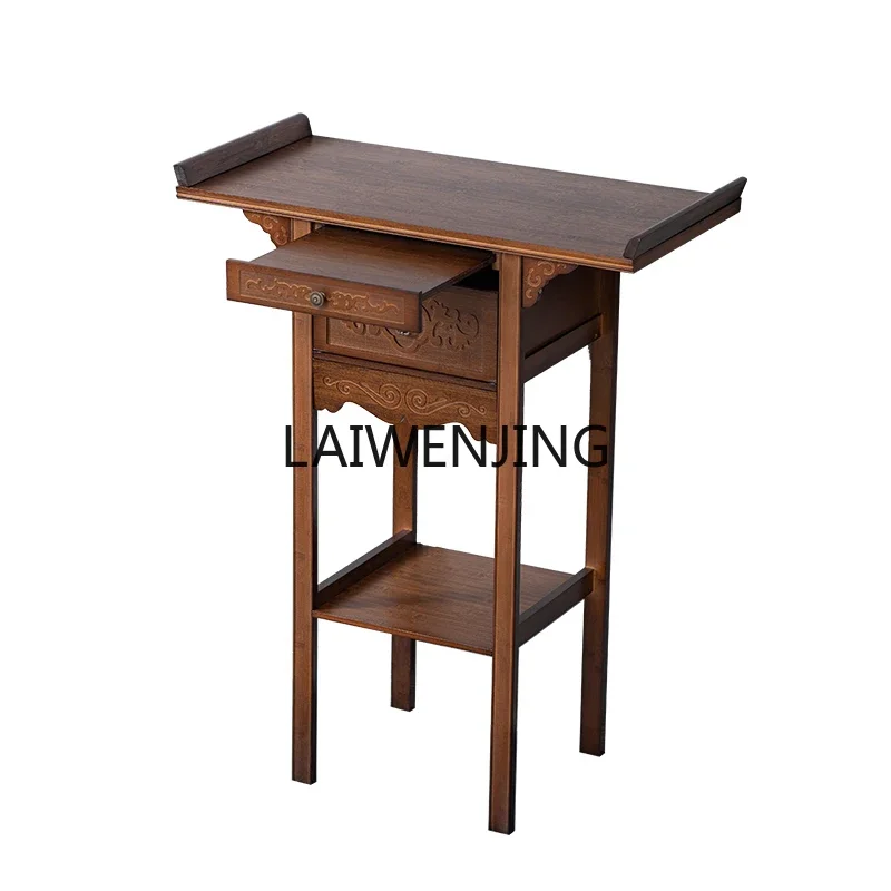 SGF Buddhist niche offering table Buddhist platform simple new Chinese solid wood incense case