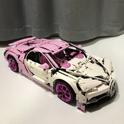 1388PCS Technical Bugattier Building Blocks Hypercar Racing Car Model Assemble Vehicle Bricks Toys For Boys Children Gifts