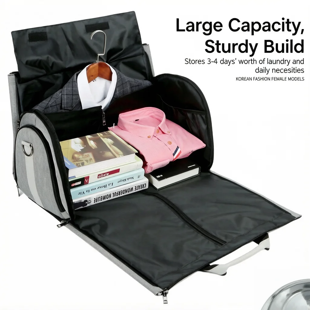 Multifunctional Luggage Bag, Suit Storage Bag, Portable Travel Bag, Single-Shoulder Crossbody Gym Bag