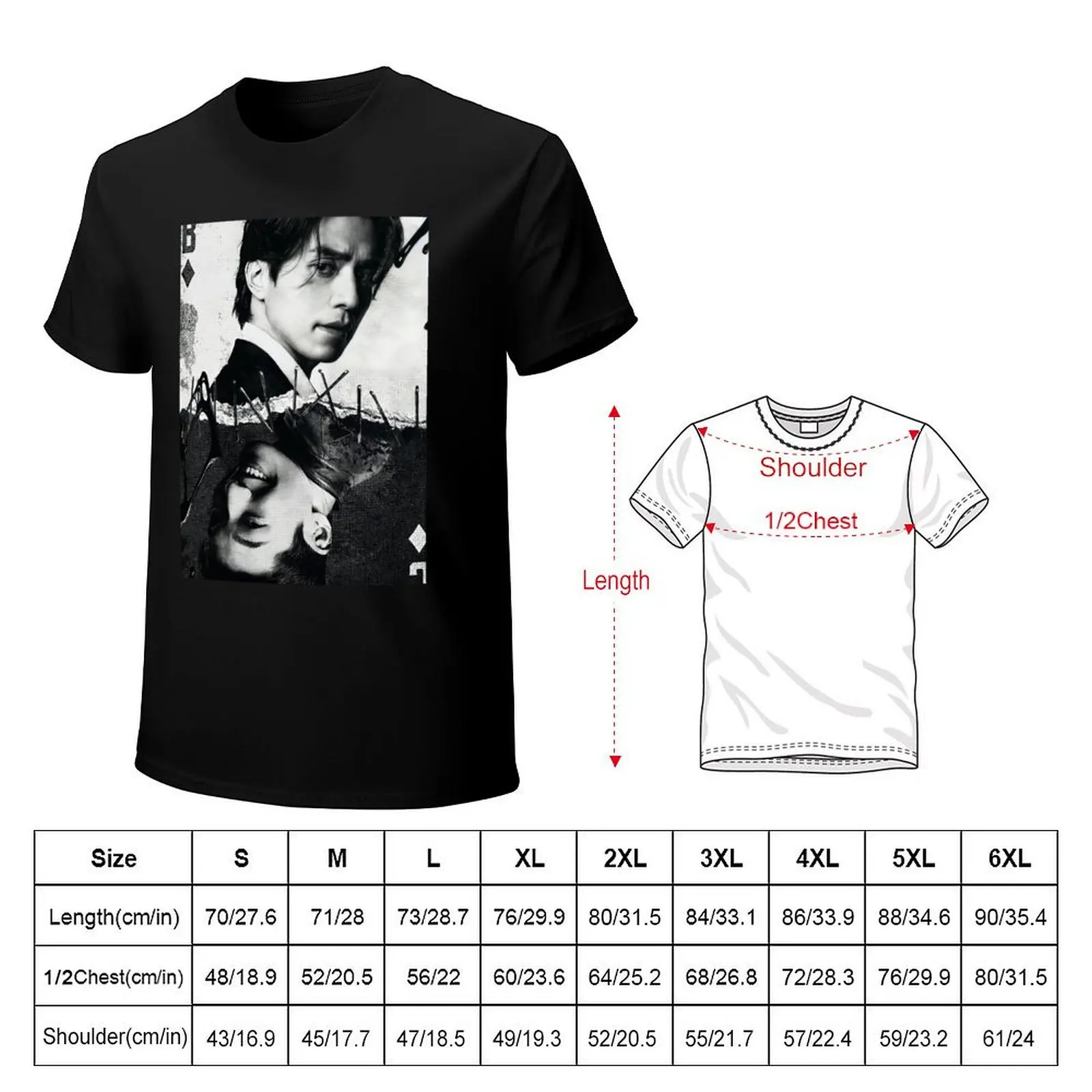 Bad and Crazy Kdrama - Lee Dong-Wook n Wi Ha-Joon-movie star T-Shirt Classic Crew Neck Cotton T-Shirt