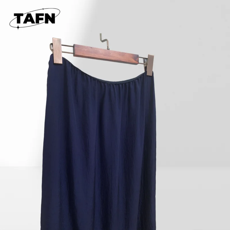 Women’s Casual Skirt High Waist Aesthetic A-Line Solid Color Skirt for Daily Wear  Casual High Waist A-Line Skirt AH1621
