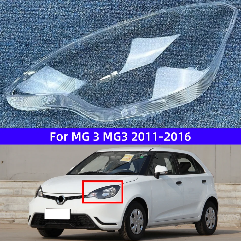 

For MG 3 MG3 2011 2012 2013 2014 2015 2016 Automotive Accessories Headlights Lamp Lens Replace The Original Lampshade