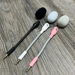 Original Headphone Microphones for Razer Barracuda X / 2.4G Wireless bluetooth Gaming Headset Mic Foam windscreen