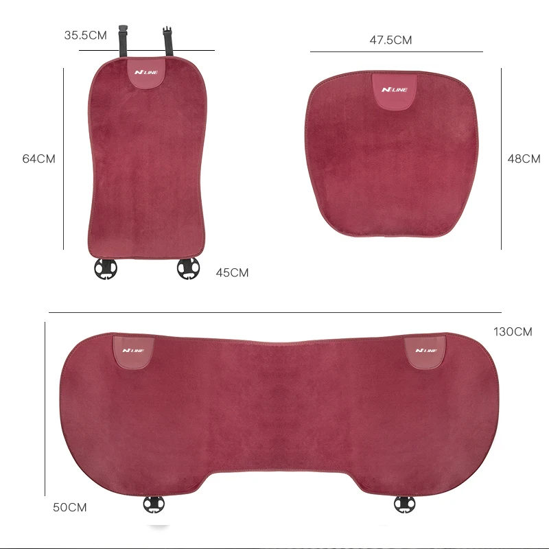 Car Seat Cover Front Rear Cushion Protector Mat Pad For Hyundai I30 I20 I40 Kona Veloster Getz Santa-Fe Genesis Coupe