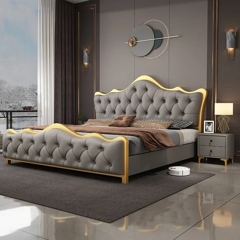 

Двуспальные кровати King Size для дома 180x200 см класса люкс ﻿ ﻿ Кровати с изголовьем, каркасные кровати и мебельные гарнитуры для спальни со скидкой, полные комплекты мебели для спальни