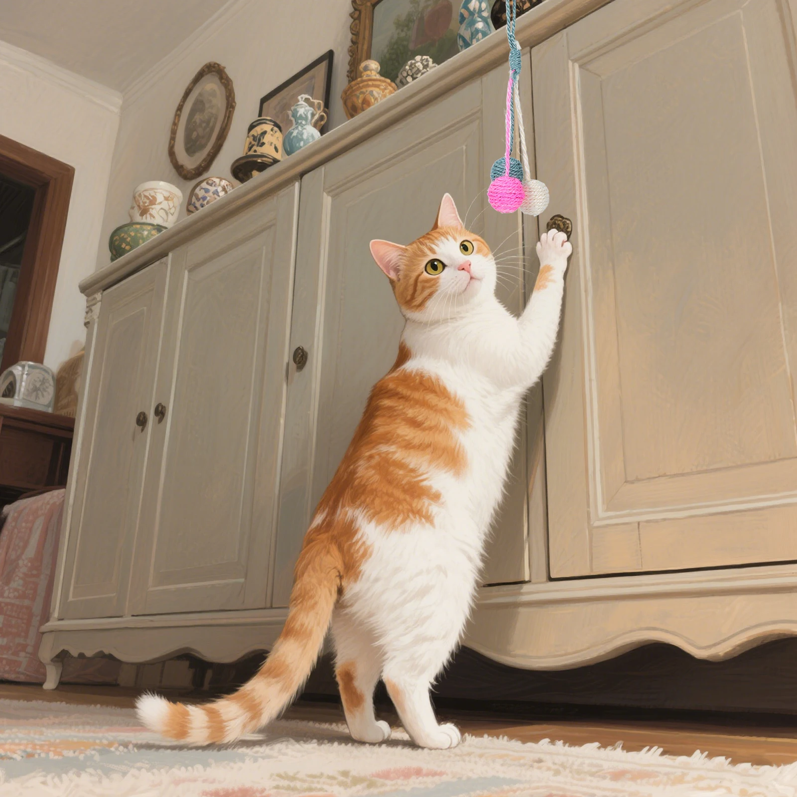 

Cat Toy Sisal Toys Interactive Indoor Scratching Accessories for Cats Kitten