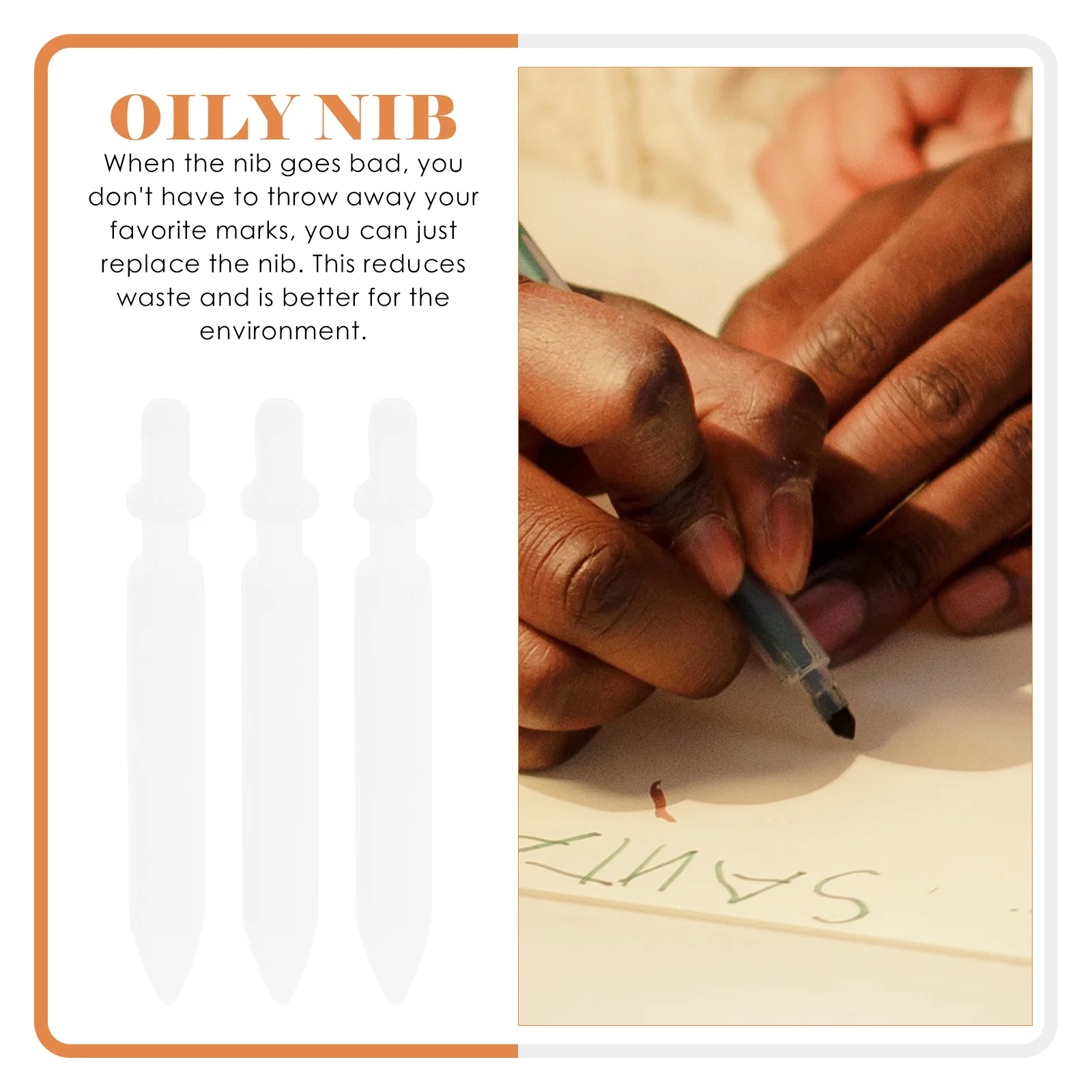 10Pcs Nylon Paint Pen Nibs Replacement Durable Pen Tips Points Supplies Writing Stuff Devices