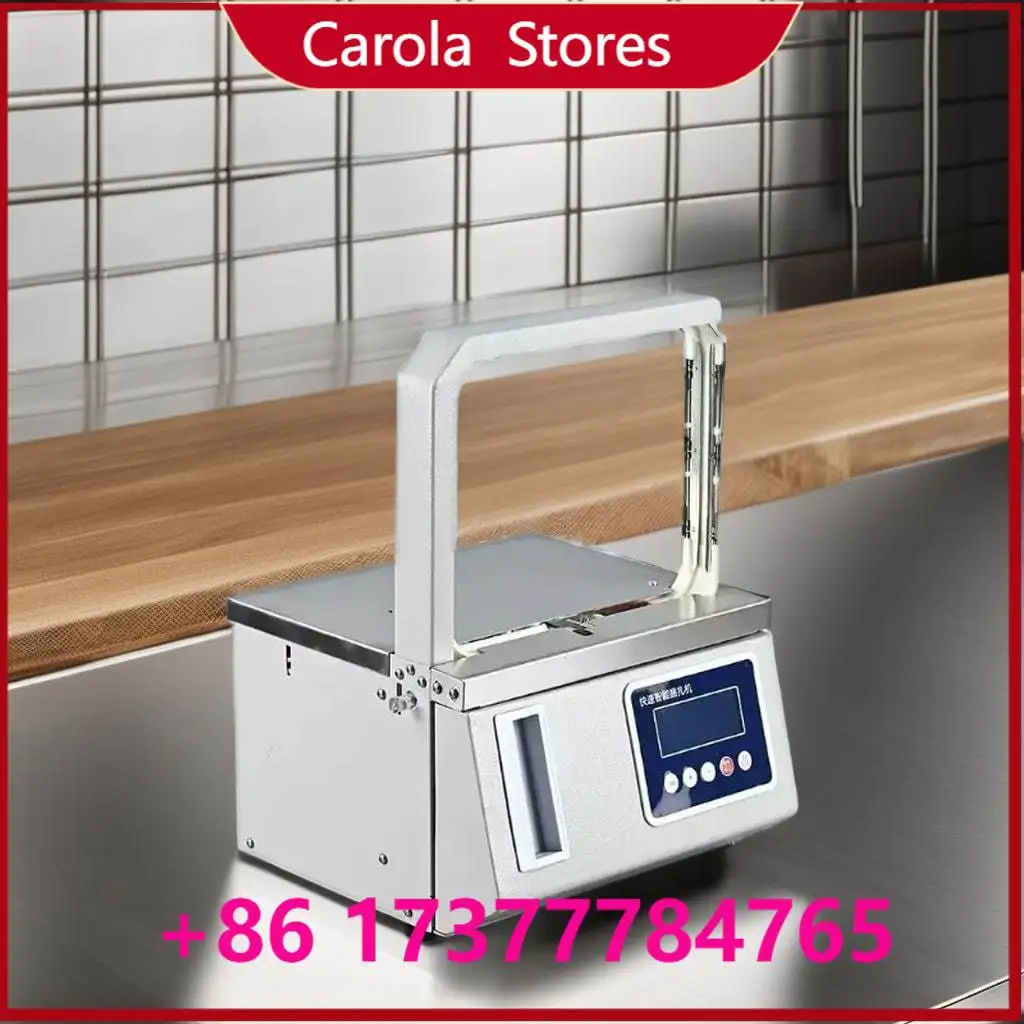 Manual & Automatic Dual-use Strapping Machine, Portable Fruit Vegetable Bundling Equipment for Fresh Produce Logistics Packaging