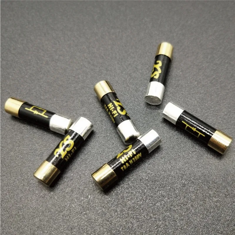 British YS new enthusiasts gold-plated silver nano audio fuse power amplifier CD decoder courage 5x20mm