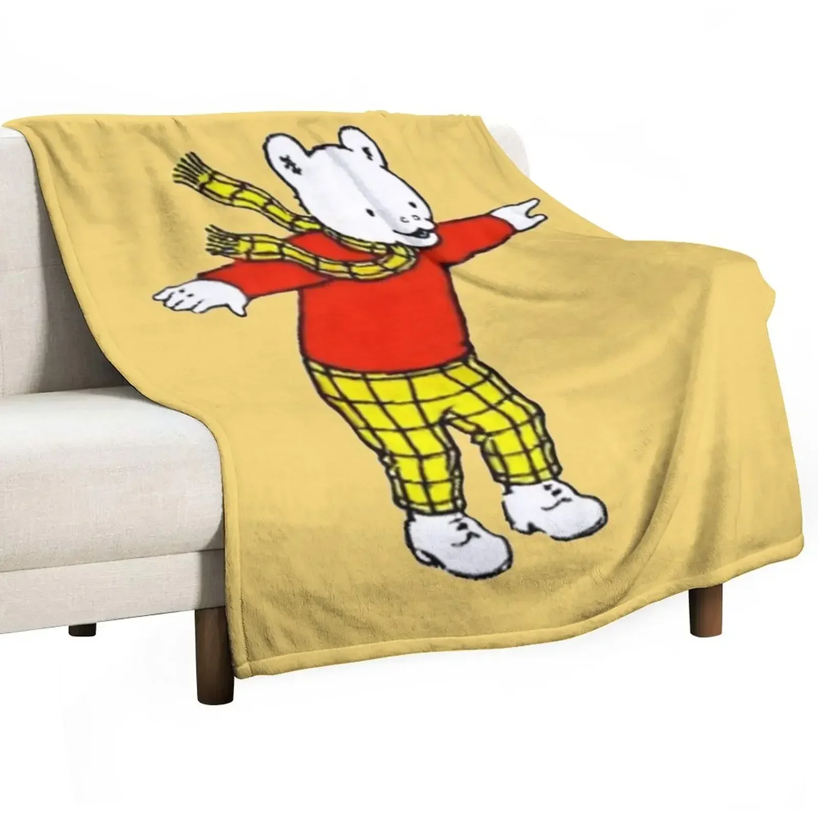 

Rupert bear Throw Blanket christmas gifts Blankets For Sofas Bed Blankets