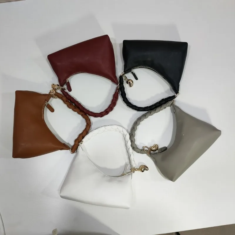 

Женская сумка-клатч с плетеным ремешком, элегантная сумка на плечо, повседневная сумка для работы, путешествий и вечеринок, модная дамская сумочка.