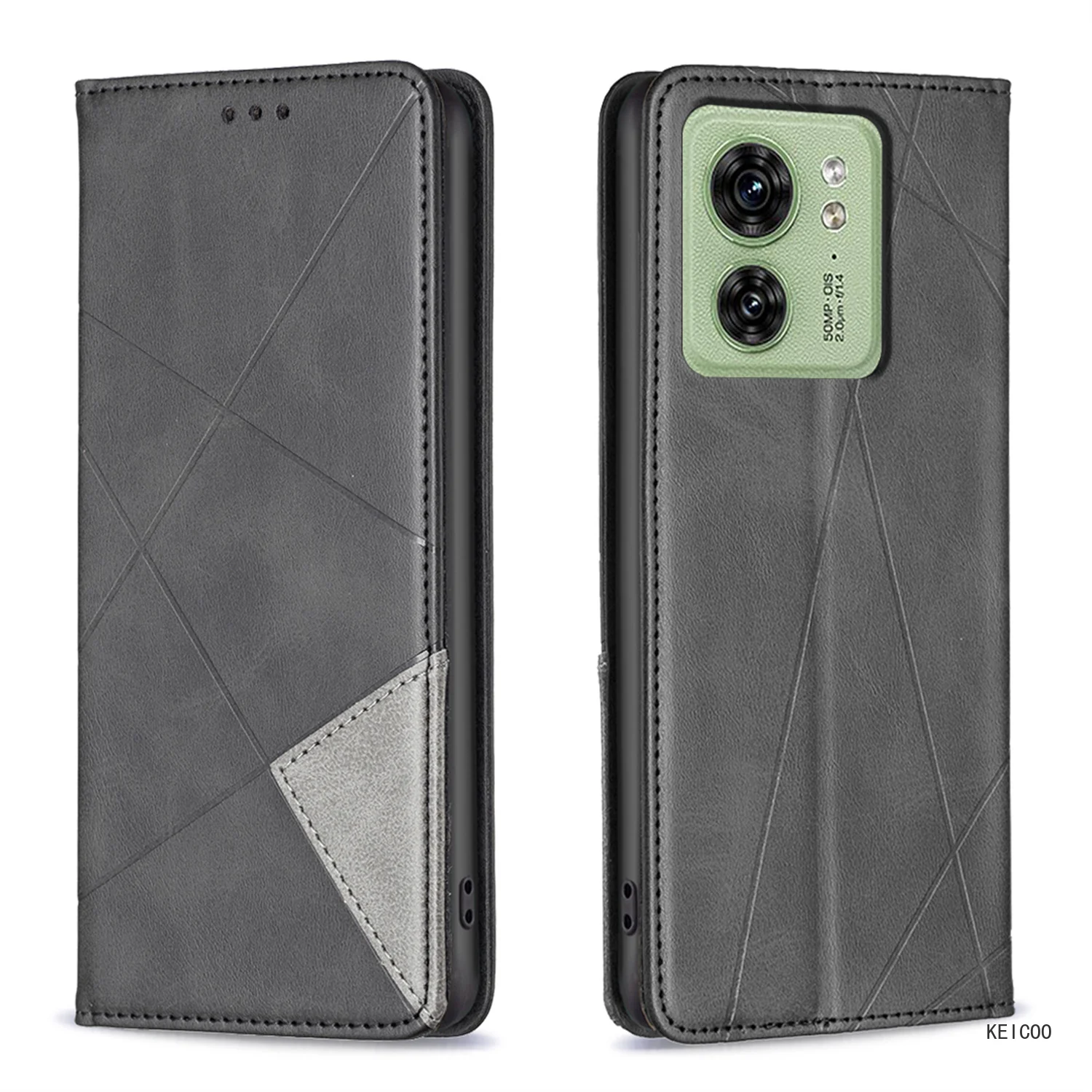 Flip Cover Leather Case For Motorola Moto Edge 40 Edge40 5G XT2303-2 Card Slot Wallet Anti-fall Protective Shell Non-slip Holder