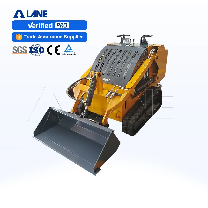 Skid Steer Loader Mulcher Large Size 1.1 Ton Wheel Skid Steer Loader Cheap Mini Skid Steer Loader For Sale