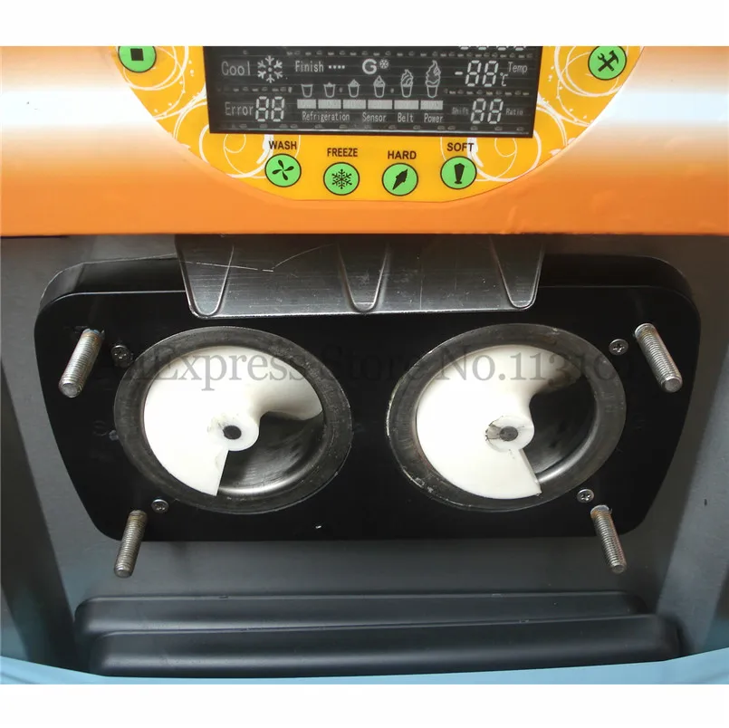 قطع غيار لوحة قاعدة بلاستيكية سوداء جديدة لاستبدال ملحقات آلة الآيس كريم الناعمة