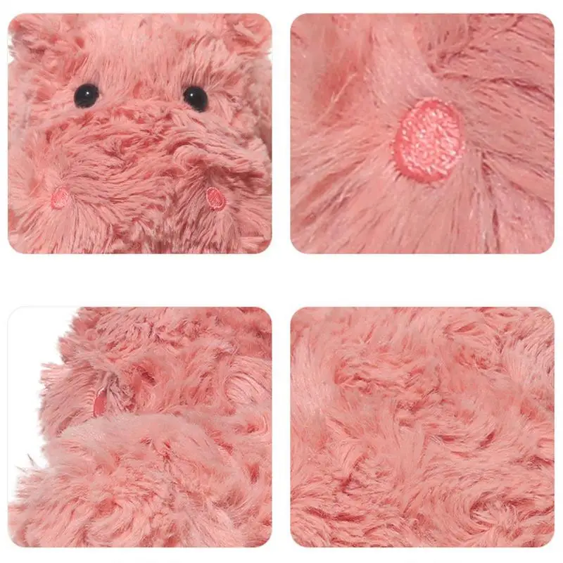 Peluche de hipopótamo, juguete de peluche suave, lindos animales de peluche, compañero para dormir, almohada suave, muñeca Adorable para niñas y niños, decoración de cama para el hogar y el coche