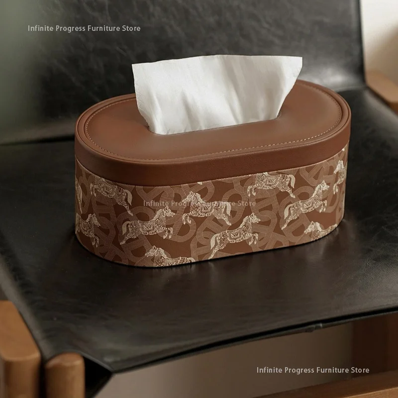 Toilet Paper Box Living Room Tissue Box High-end Style Home Coffee Table Storage Kitchen Desktop Simplicity MH40ZJH