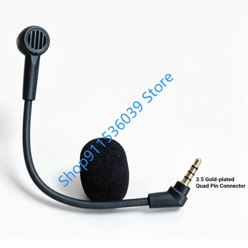 Replacement Microphone for HyperX Cloud Flight Wireless Gaming Headsets 3.5mm Detachable Mic