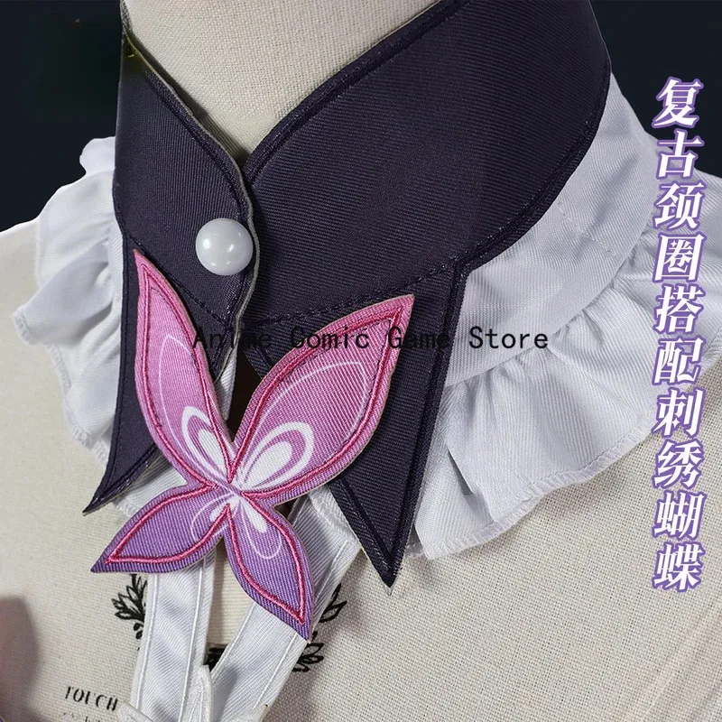 Castorice تأثيري Hsr أنيمي هونكاي ستار السكك الحديدية شعر مستعار تأثيري ملابس حفلات الهالوين للنساء حجم XS-2XL