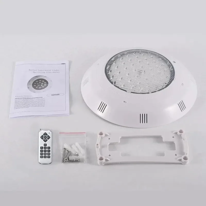 

IP68 Водонепроницаемые светодиодные светильники для бассейна Настенные подводные фонари с изменением цвета RGB лампа Piscina Lampe 12 В с дистанционным управлением