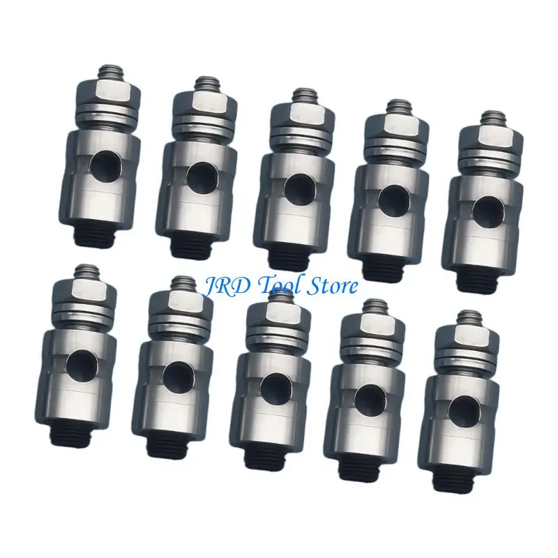 A2UD High Strength Quick Adjustable Pushrod Connectors Linkage Stopper For Remote Servo Linkage In 3 Different Size Pack Of 10