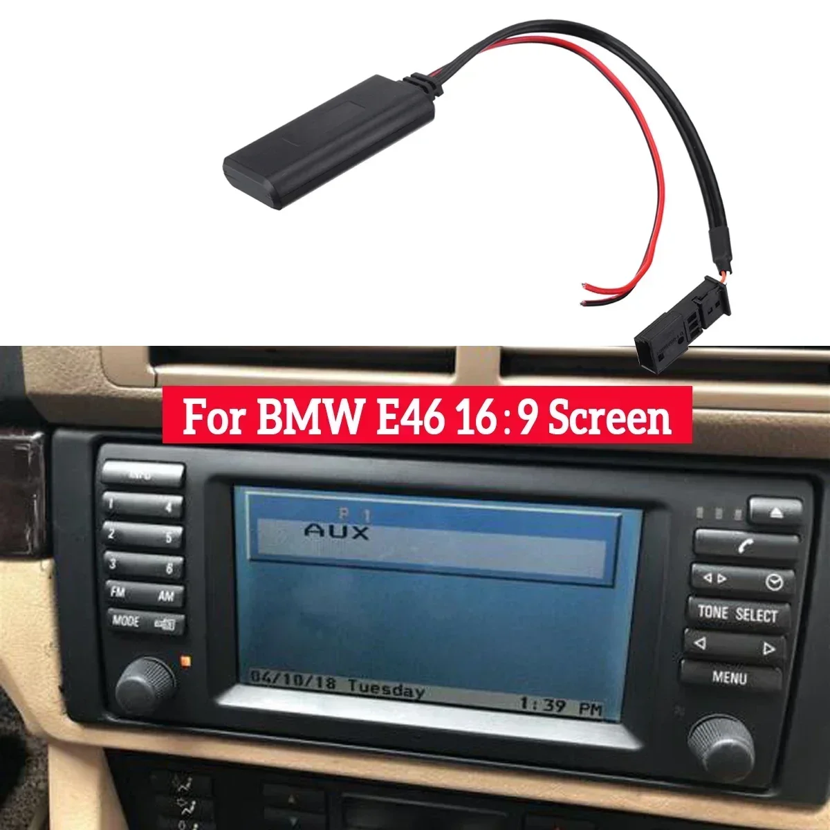 Car Electronics Accessories For BMW BM54 E39 E46 E38 E53 X5 Car bluetooth Module AUX IN Audio Radio Adapter 3-pin Aux Cable