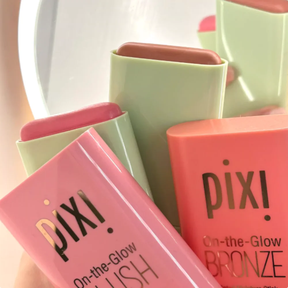 3-in-1 أحمر الخدود عصا متعددة الأغراض الصلبة أحمر الخدود كريم سهل اللون روج فرشاة مقاوم للماء الشفاه والخد أحمر الخدود بلسم العناية بالبشرة #1