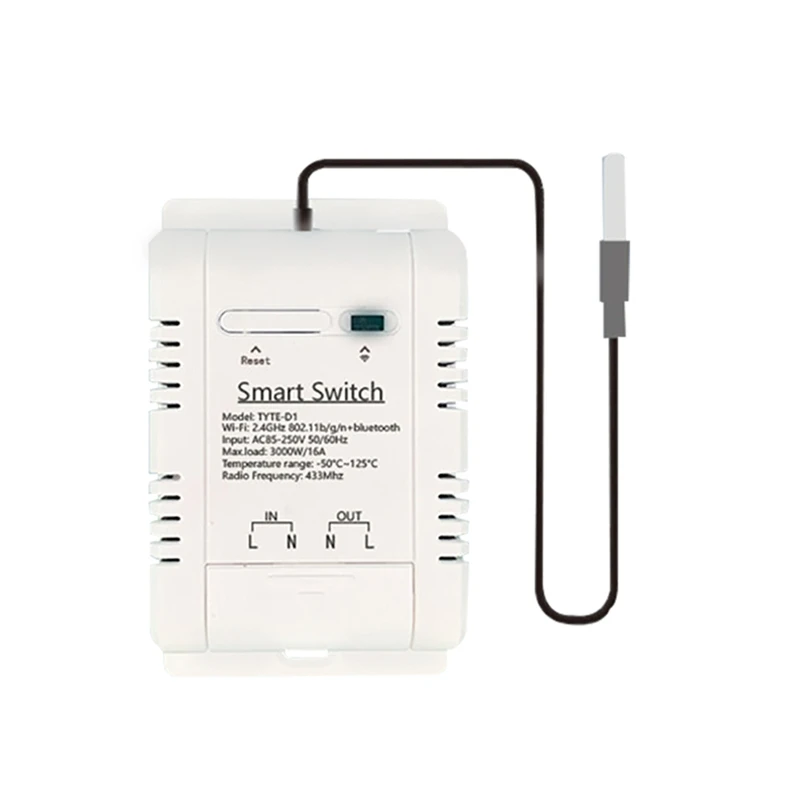 SONOFF Thermostat Graffiti WIFI Smart Temperature On/Off Switch Timing RF433 Remote Control Remote Voice Alexa Controller