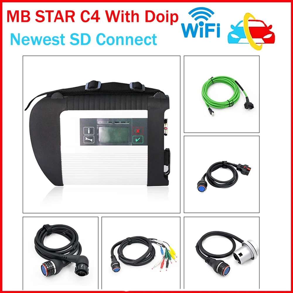 V2024.09 New Edition MB Star C4 PLUS DOIP Diagnosis Tool Mercede-s Ben-z with WiFi And DOIP Function