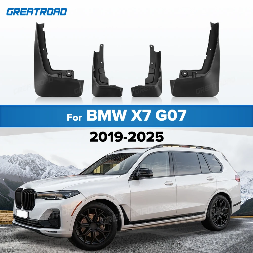 For BMW X7 G07 2019 2020 2021 2022 2023 2024 2025 Fender Mudflaps Splash Guards Mudguards Mud Flaps car Accessories