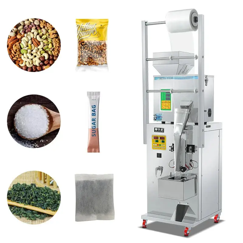 For Multifunctional Electric Vertical Washing Powder Filling Sealing Machine for Packaging Food Tea Plastic Paper Pouches Bags m